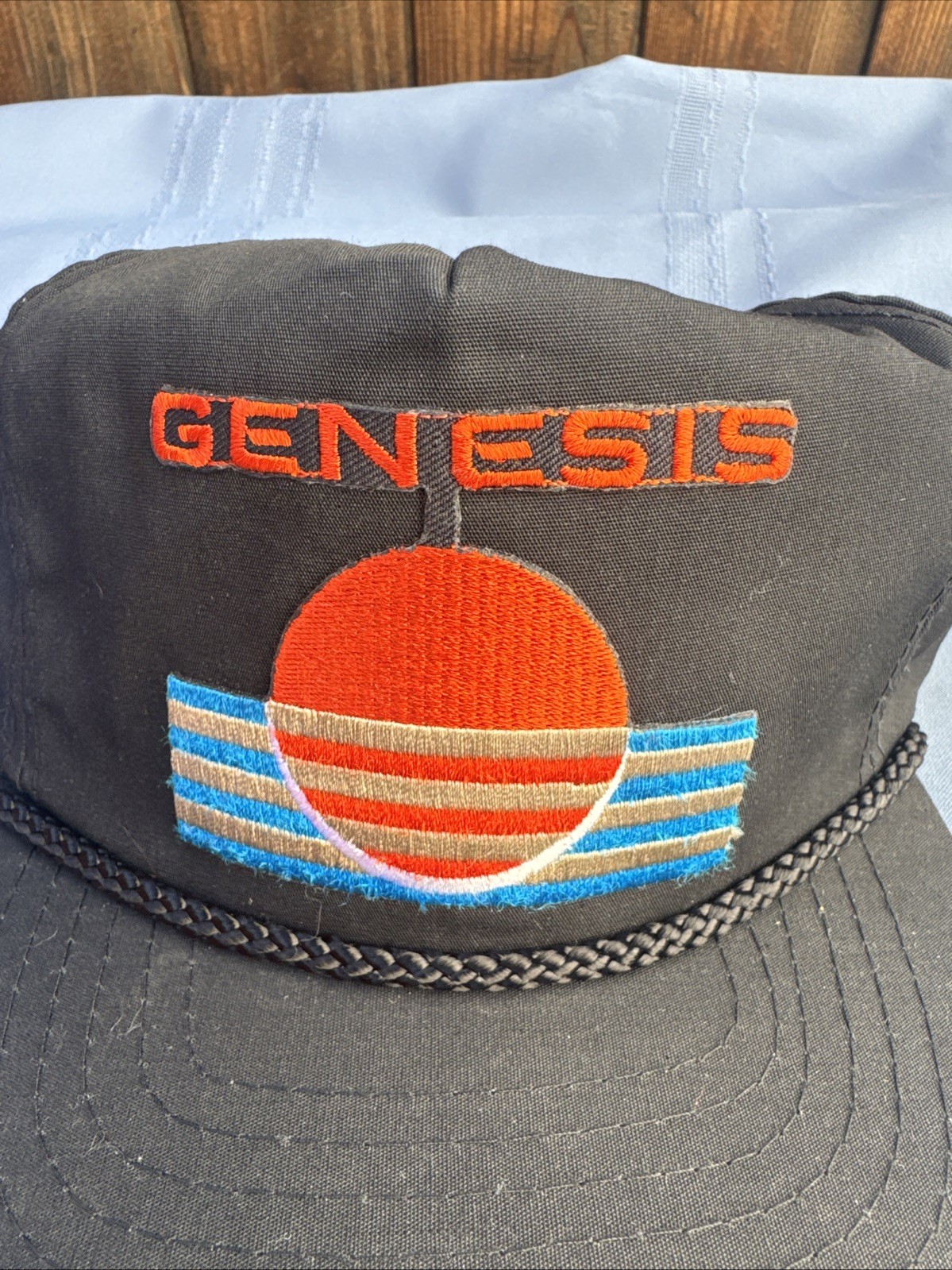 Vintage U.S. Space Camp & Rocket Center Genesis Program Rope Hat Otto Cap