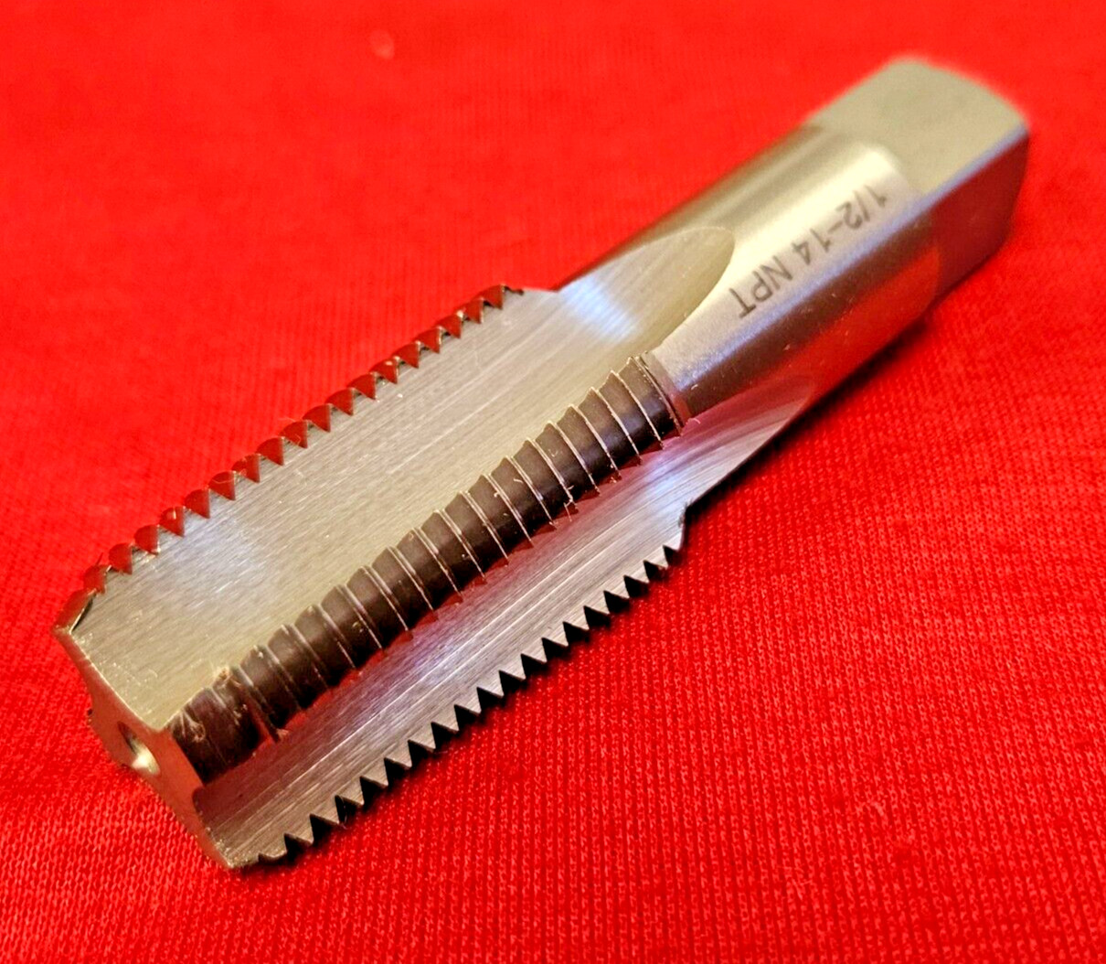 1/2" -14 NPT Taper Pipe Tap Cleaning Rethreading Carbon Steel A1 425-00032