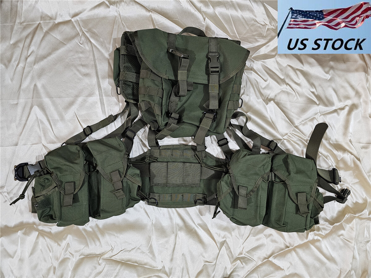 US STOCK Russian SMERSH M1 Tactical Chest Rig Molle Advanced Tactical AT Green