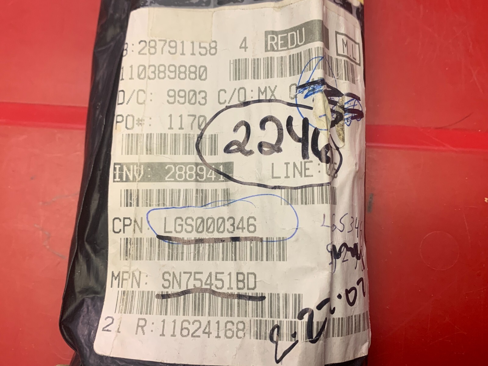 10x SN75451BD TEXAS INSTRUMENTS IC PERIPHERAL DRIVER 5.25V 8 PIN SOIC