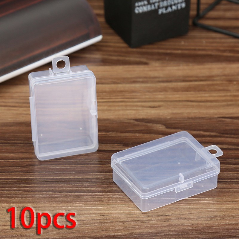 10pcs Plastic Box Jewelry Bead Storage Container Craft Organizer Eco Friendly