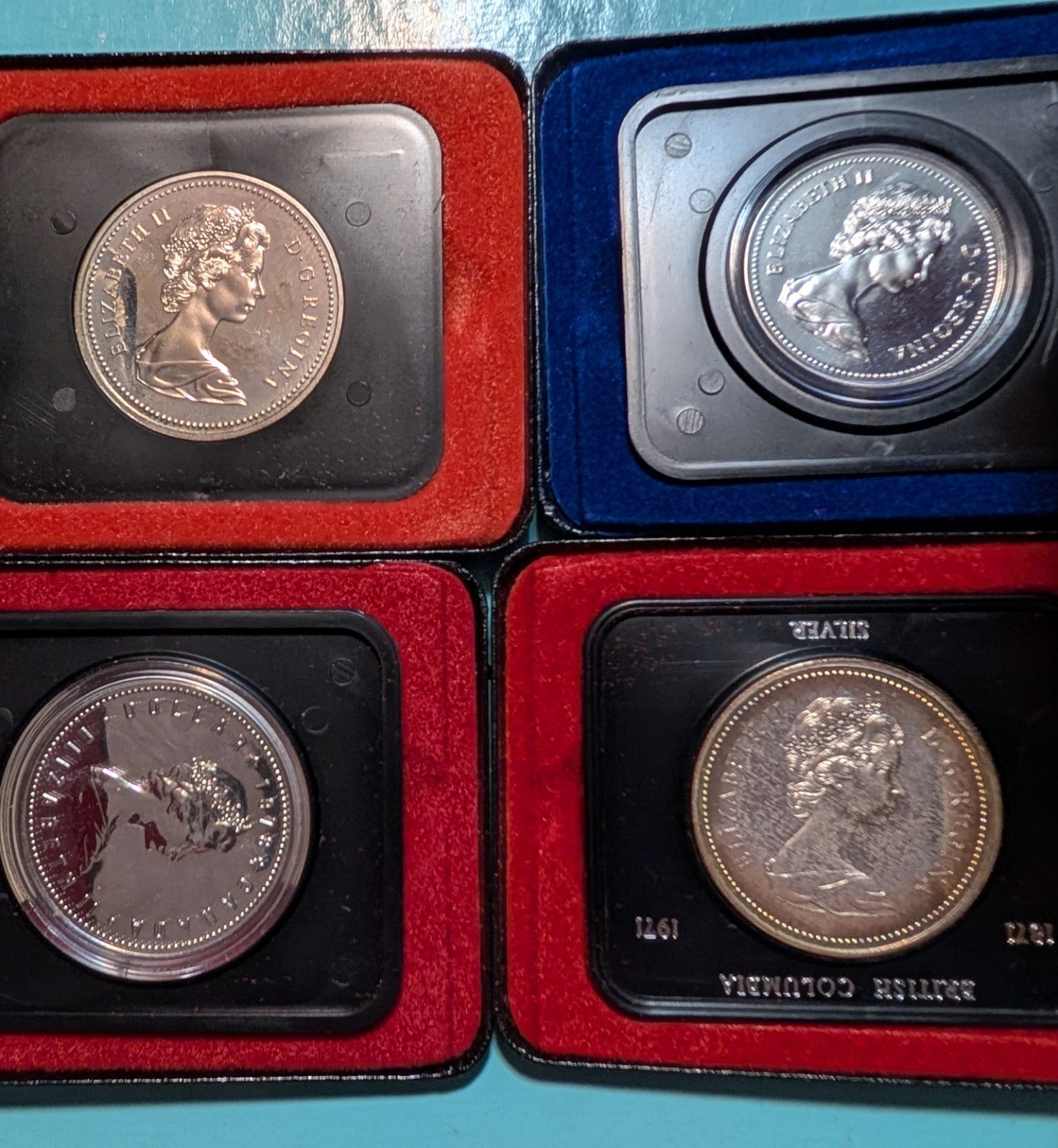1971 1978 1974 1973 Canada Canadian silver dollars