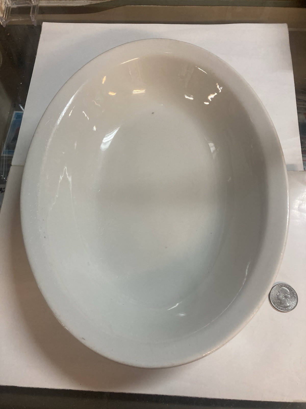 Original Usqmc Serving Bowl 1938 Jackson China 12” Nice Shape