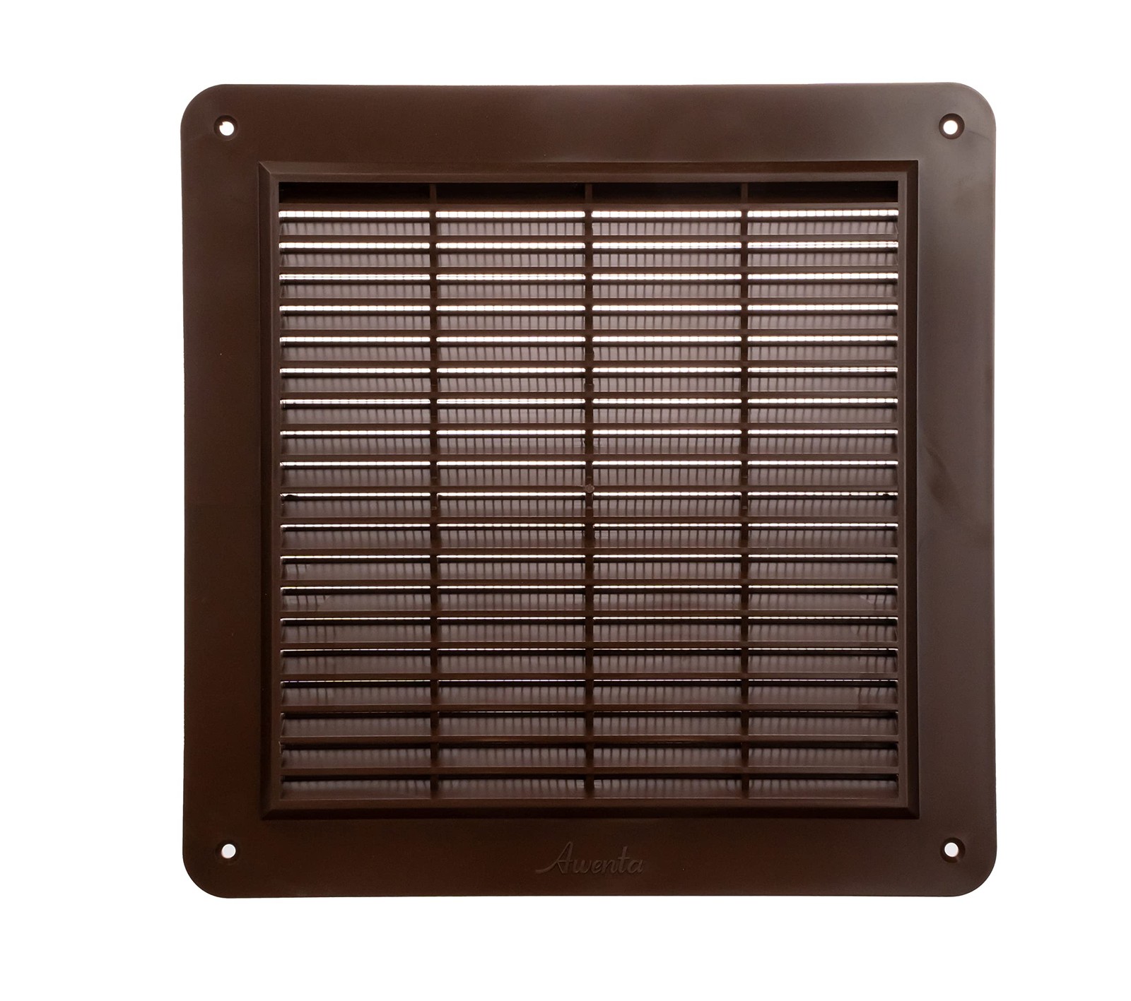 10" x 10'' Inch Brown Square Ventilation Grille with Protective mesh and Scre...