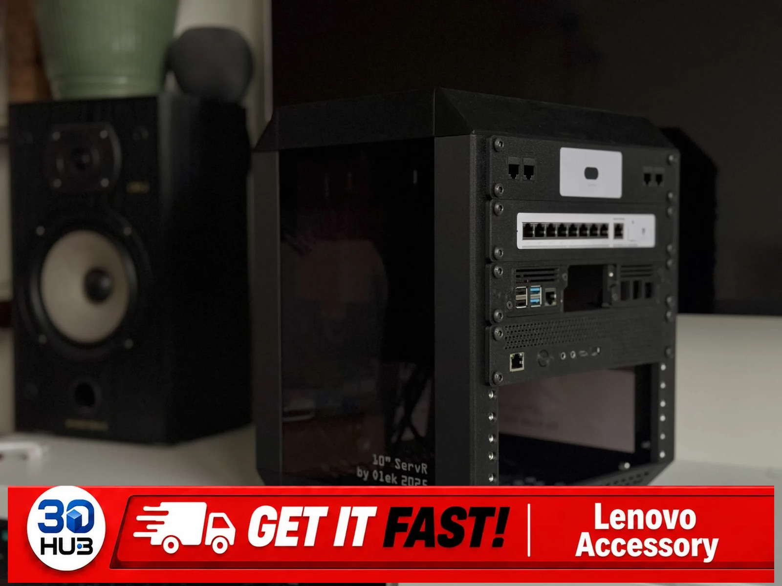 Lenovo Tiny5 10" Rack Panel Case M920Q M920X Mount