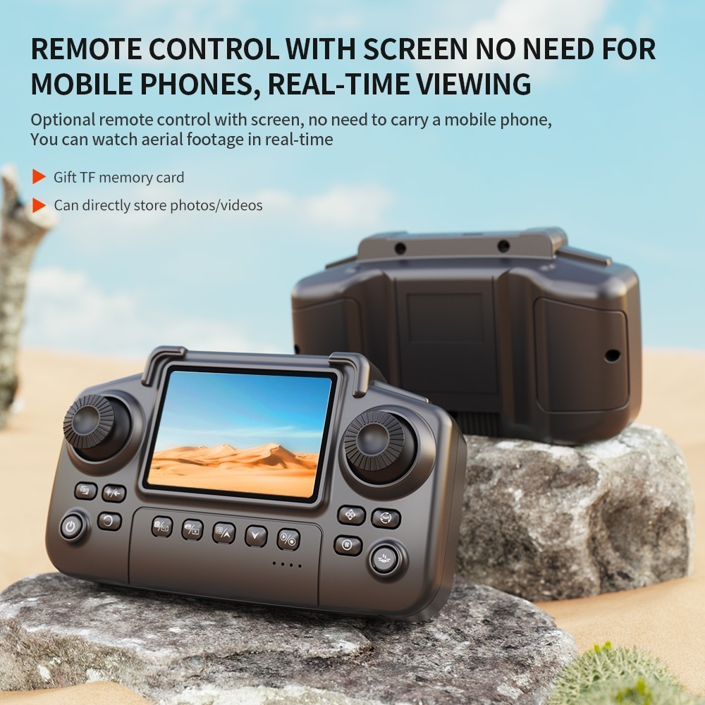 E88 Pro 4K HD Dual Camera WiFi FPV RC Foldable Quadcopter Remote With Screen NEW