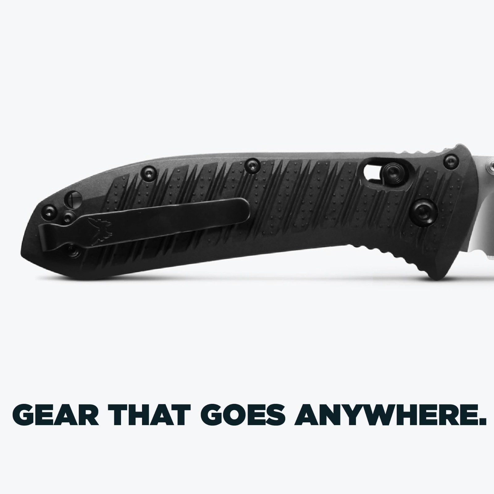 Benchmade Presidio II Folding Drop Point Knife, Black - 570-1