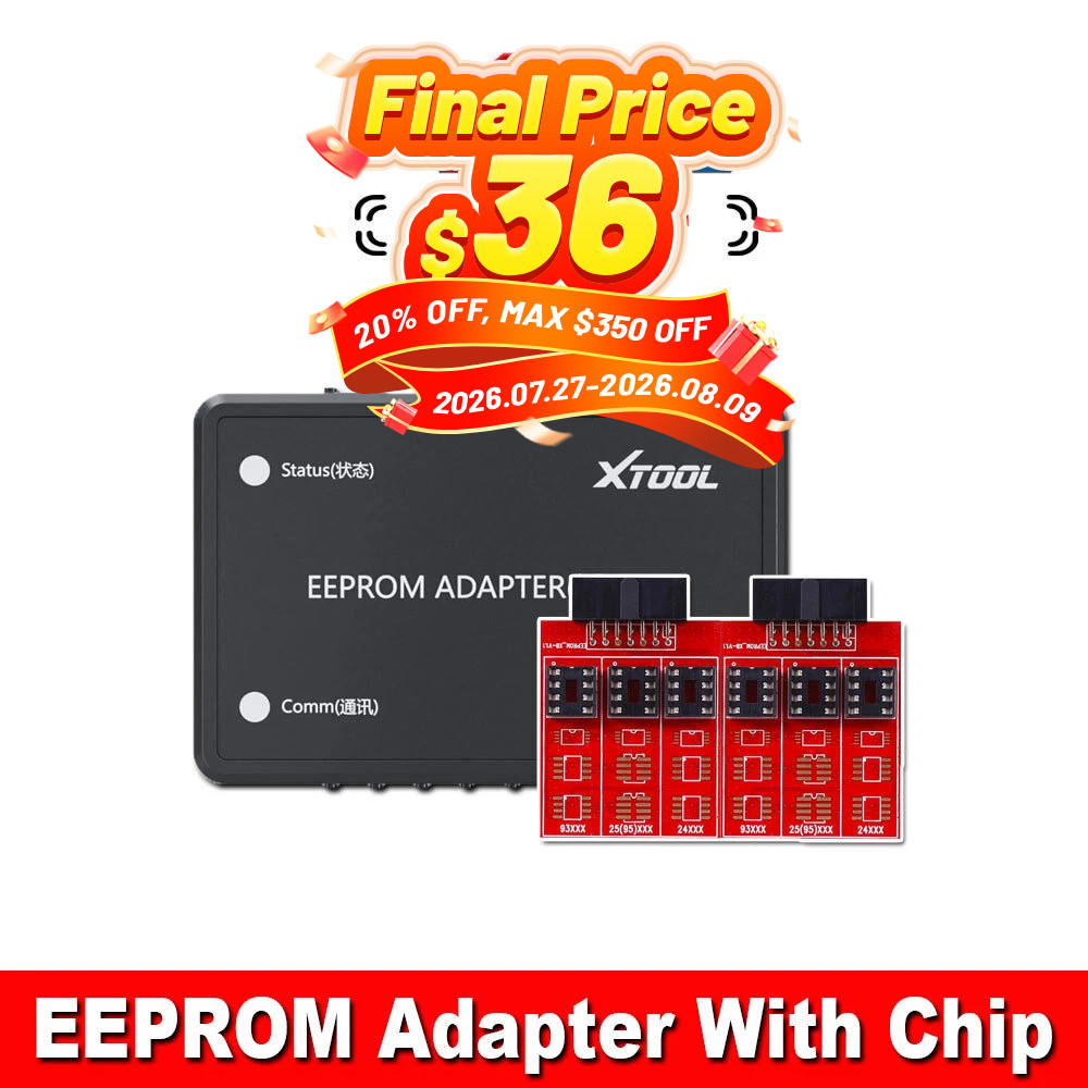 XTOOL EEPROM Adapter Chip IMMO Key Programming PIN Code Reader For D7/D8/D9/A80