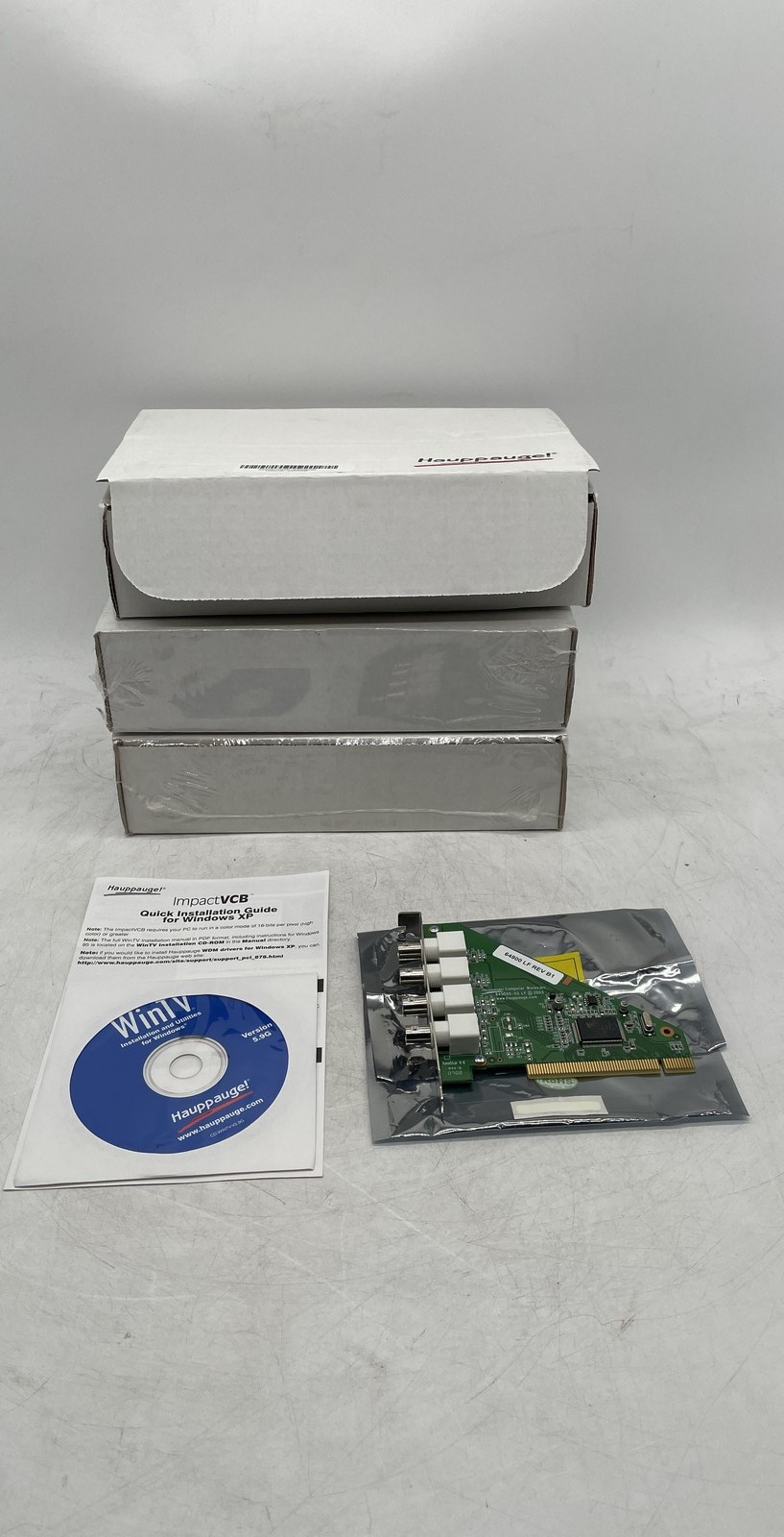 Hauppauge ImpactVCB Model 188 PCI Video Capture Board 64900 LF Rev B1 Lot of 3