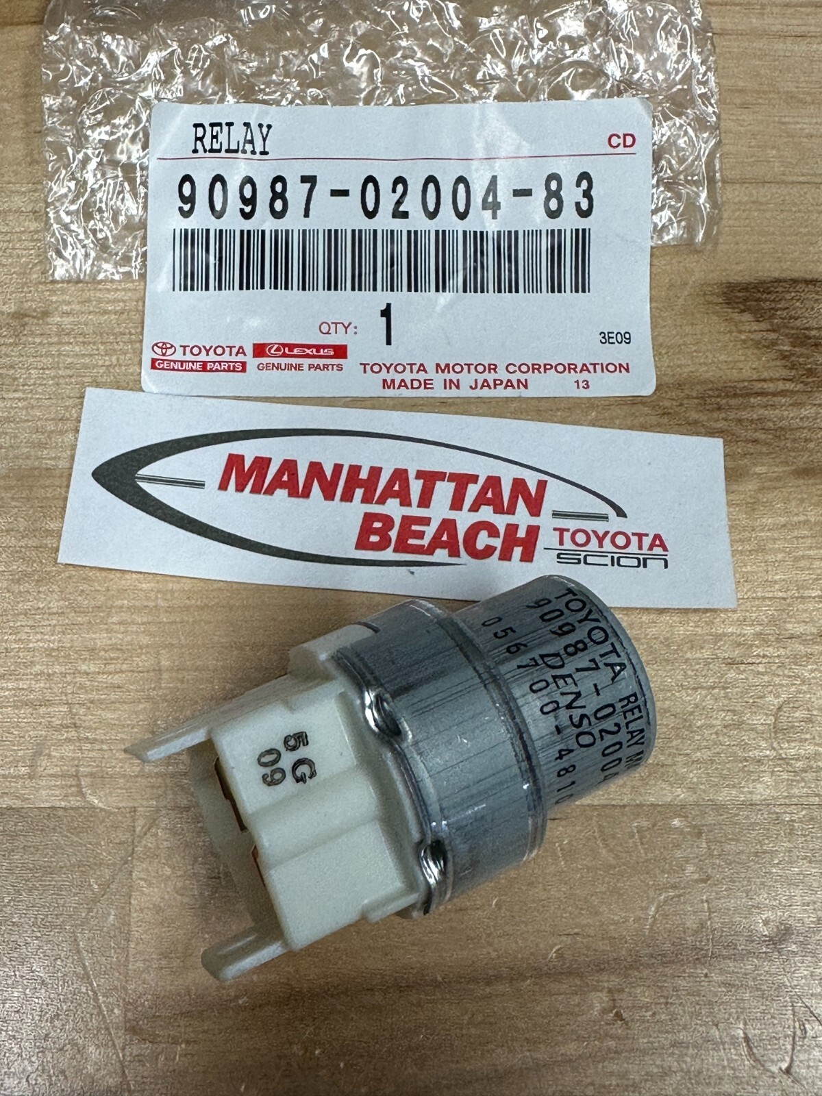 84-91 4RUNNER NEW GENUINE OEM TOYOTA E.F.I. MAIN EFI RELAY 90987-02004-83