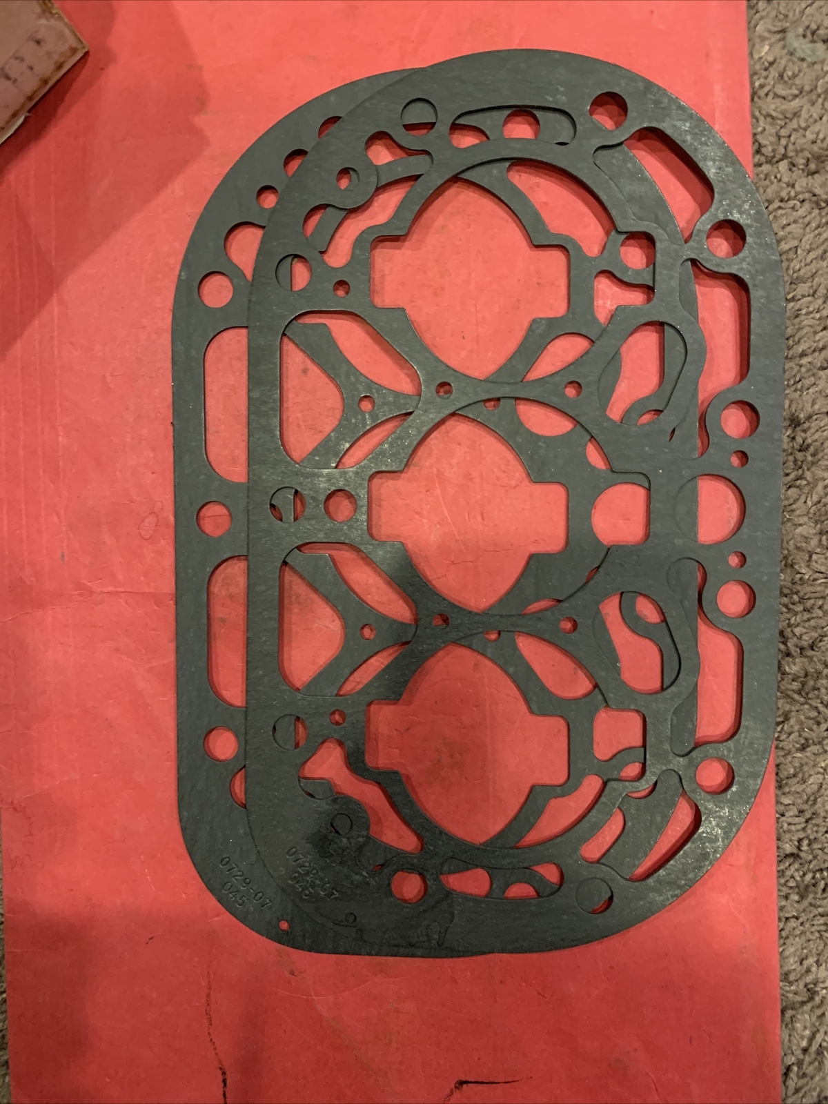 LOT OF 2 Copeland 920-0729-07 Valve Plate Gasket (3D Laser Reed) NOS