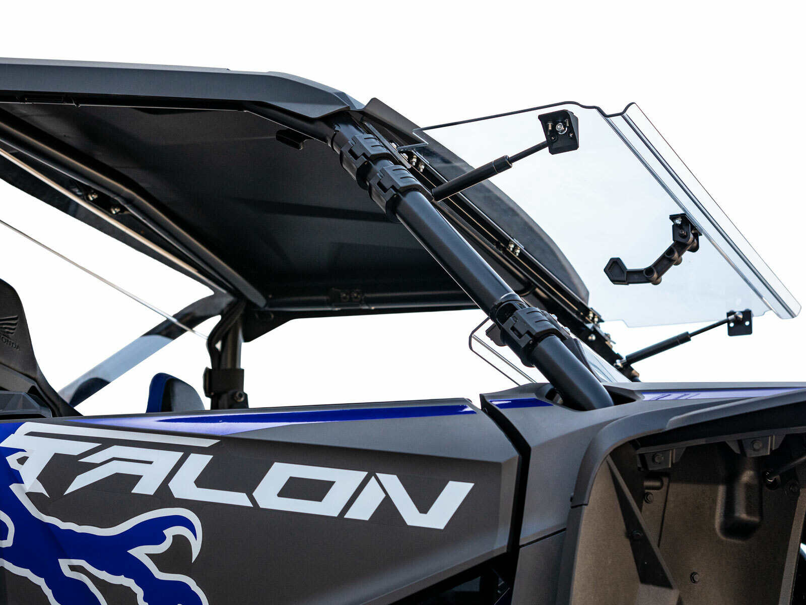 SuperATV Scratch Resistant 3-IN-1 Flip Windshield for Honda Talon 1000