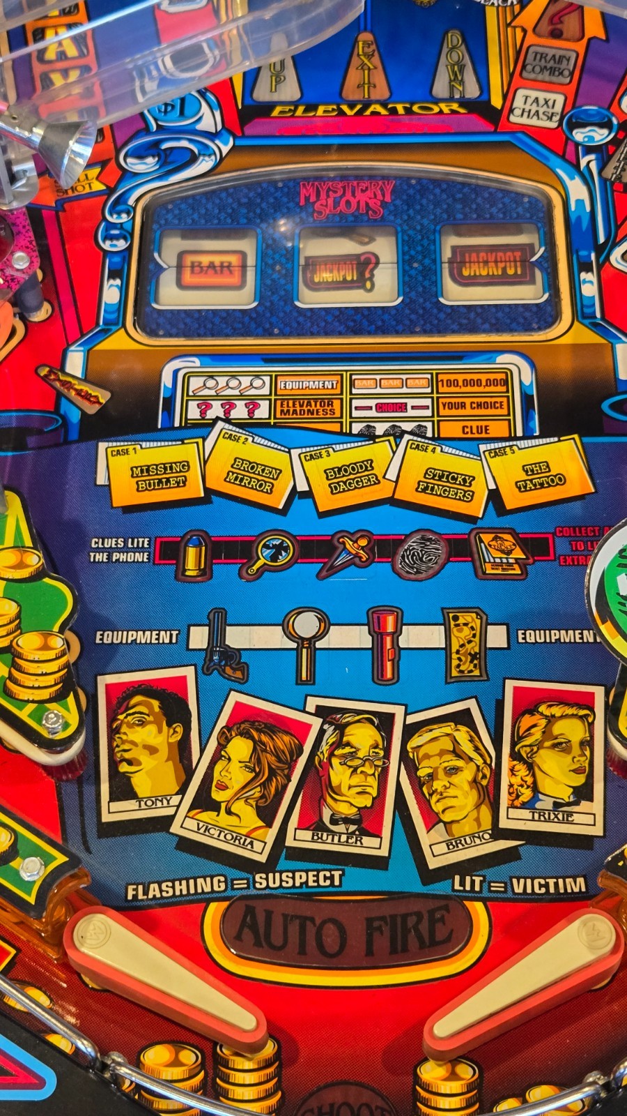 Refurbished Who Dunnit Pinball Machine (Bally) 1995