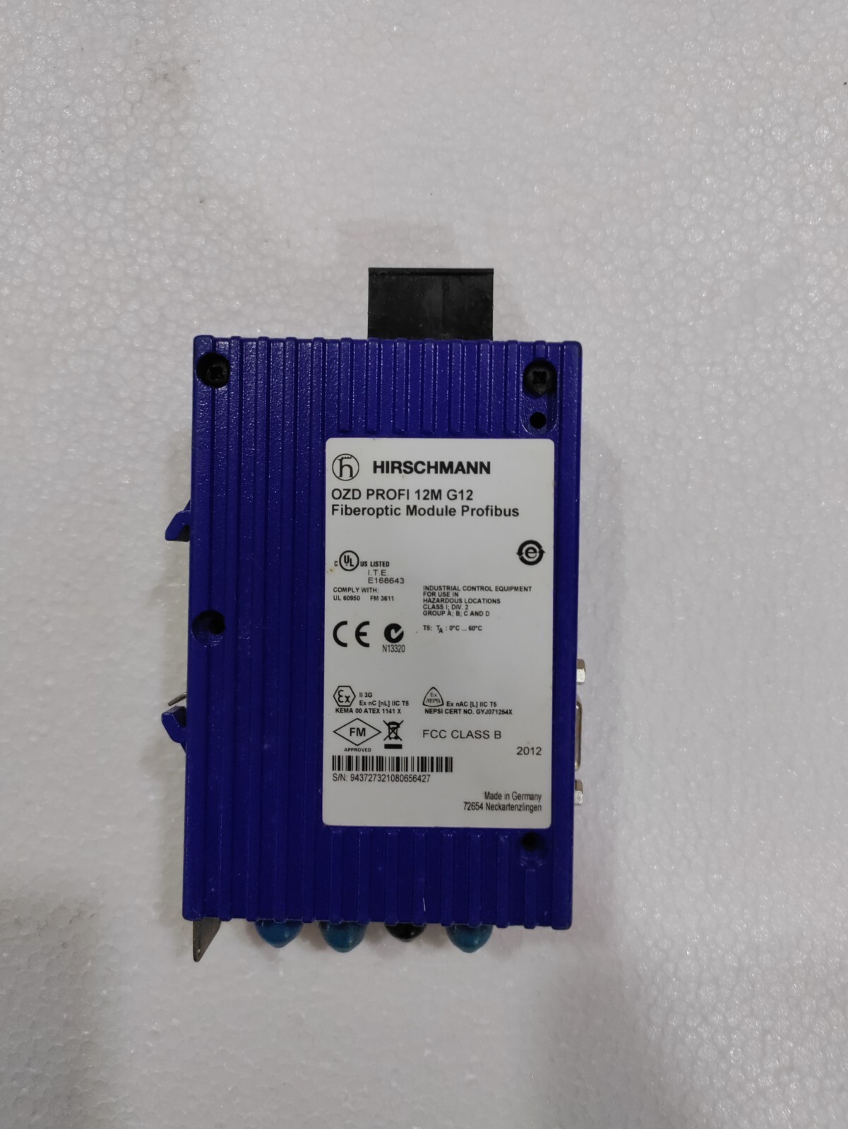 *NEW IN BOX* HIRSCHMANN OZD PROFI 12M G12 Fiberoptic Module Profibus