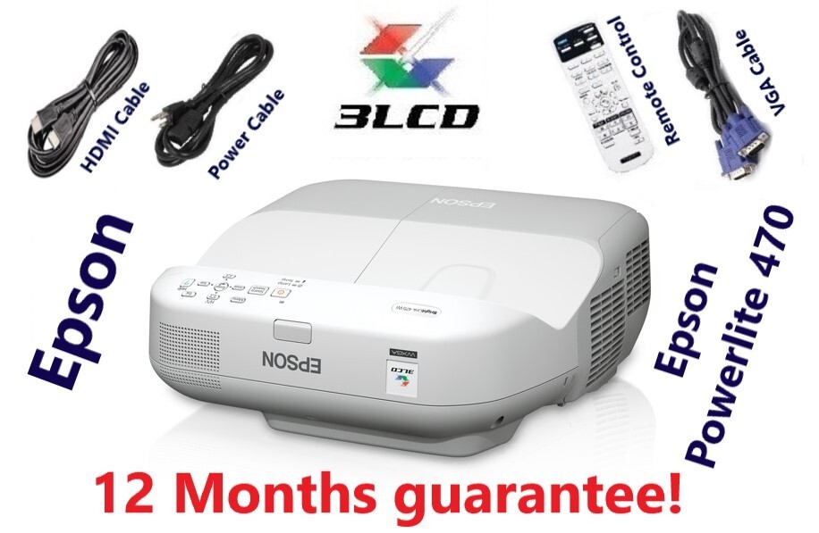 Epson Brightlink 470 Ultra-Short Throw Projector (12 Months guarantee)