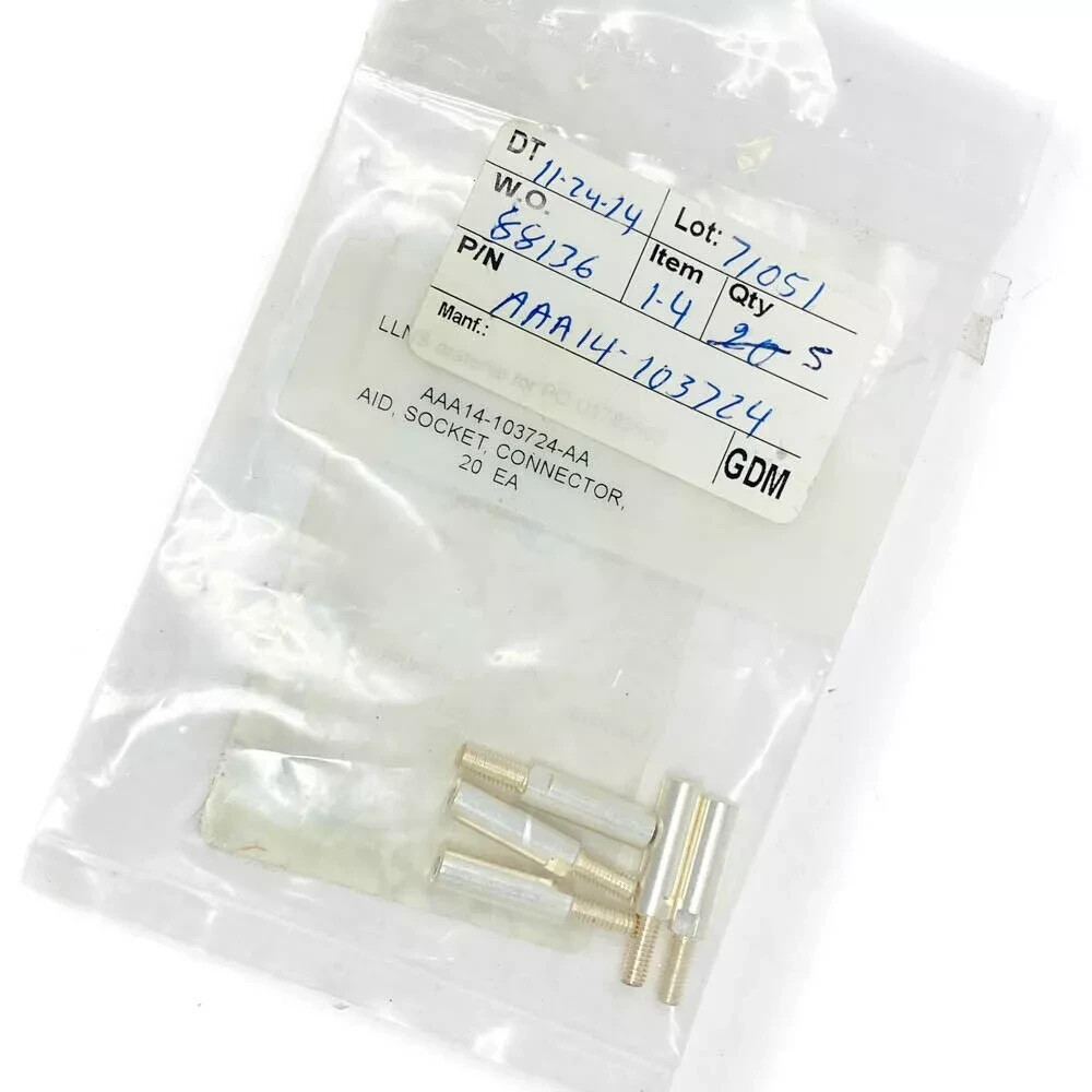 GDM AAA14-103724-AA Socket Aid Connector 71394, 7 Pcs