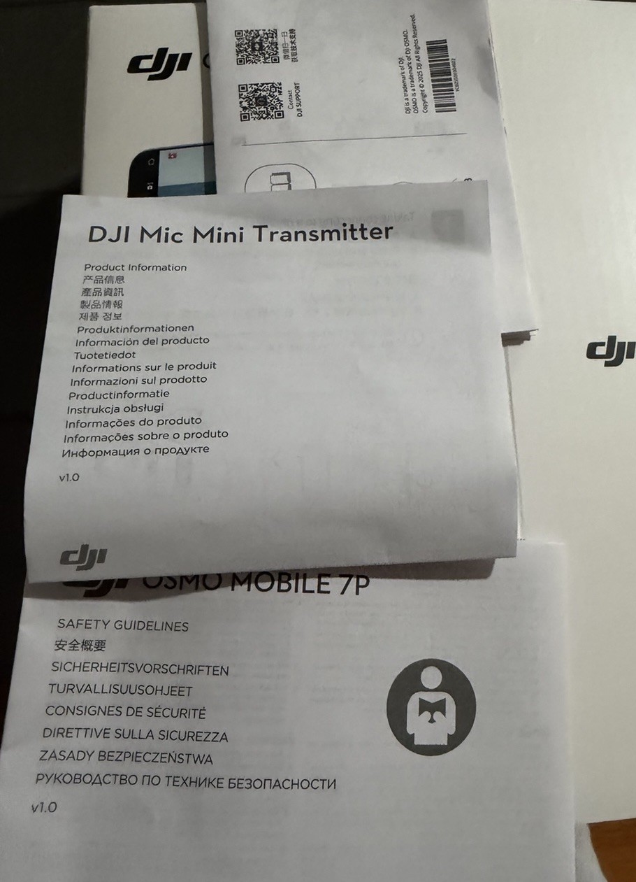 DJI Osmo Mobile 7P Gimbal Stabilizer for iPhone, Android, Native gray