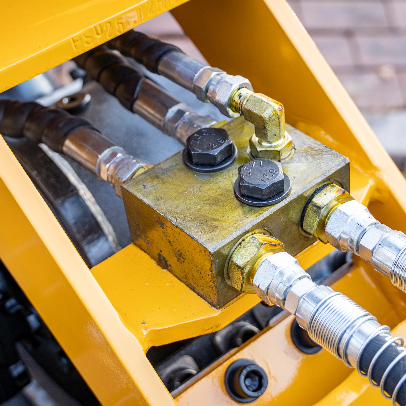 Heavy Duty Hydraulic Compactor Attachment Ft With 1-2 Ton TYPHON Mini Excavators