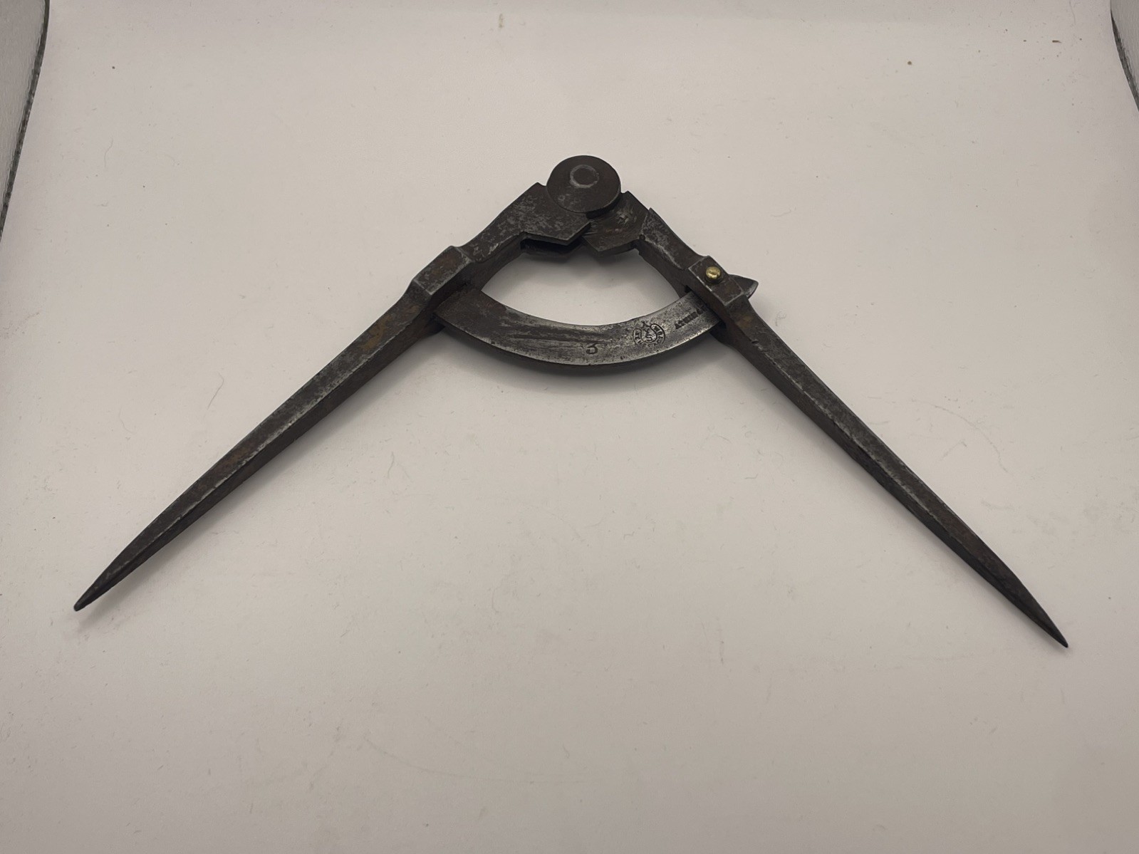 Vintage wing arm compass divider, Atkin & Sons Birmingham