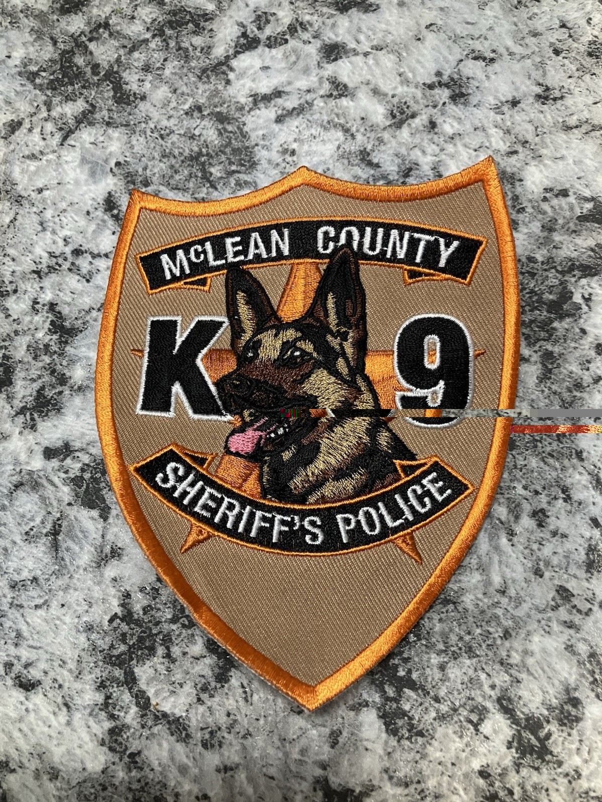 McLean County, IL Sheriff’s Police K-9 Patch Rare! New!