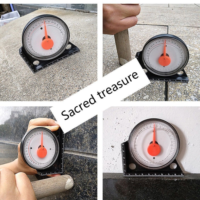 Magnetic Inclinometer Protractor Tilt Level Meter Angle Finder Clinometer