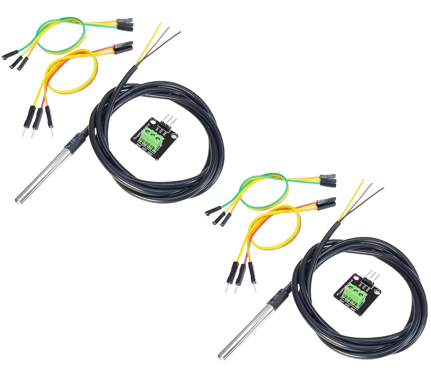 DS18B20 Temperature Sensor for Arduino, ESP32, ESP8266, Raspberry Pi, Waterproof