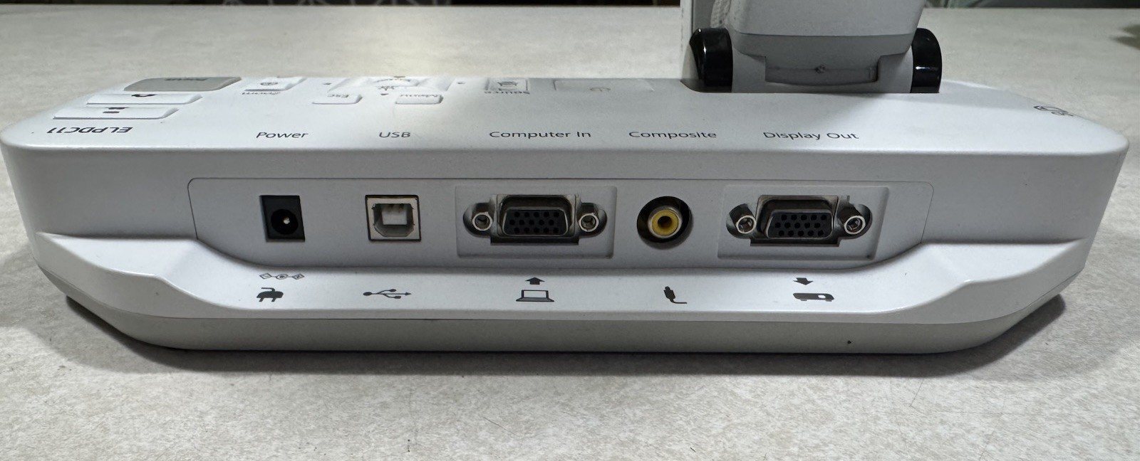 Epson ELPDC11 High Definition Interactive Document Camera Visualizer W/ CABLES!