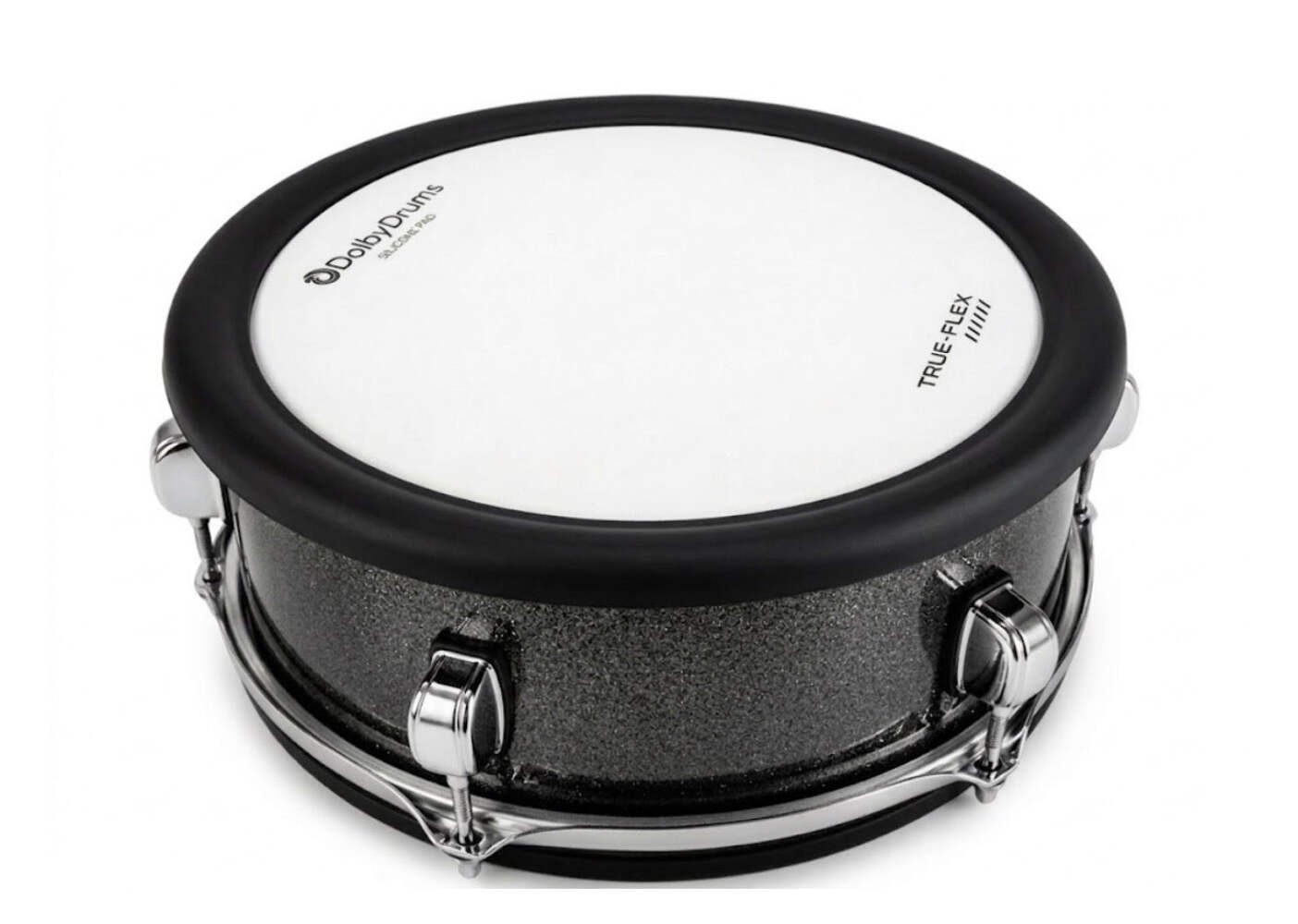 Dolby 12” Black Sparkle Electronic Silicone SNARE for Roland Yamaha Drum