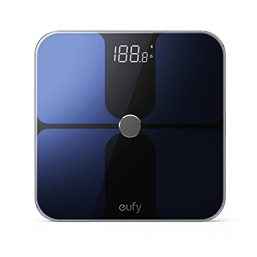 BLACK - Eufy Smart Scale Bluetooth Body Fat Weight/Body Fat/BMI T9140
