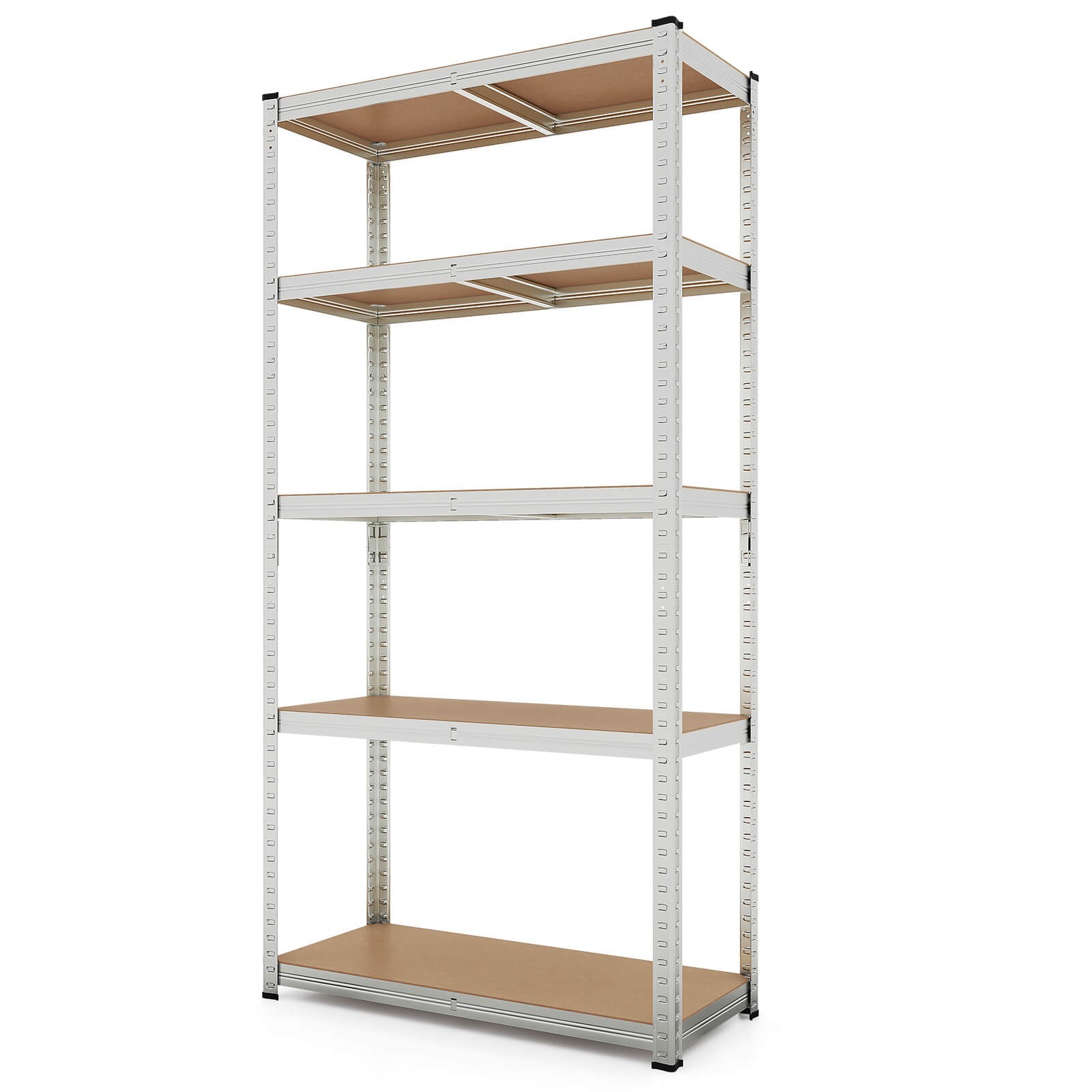 5 Tier Adjustable Garage Shelving Unit w/ 2000 lbs Max Load for Warehouse