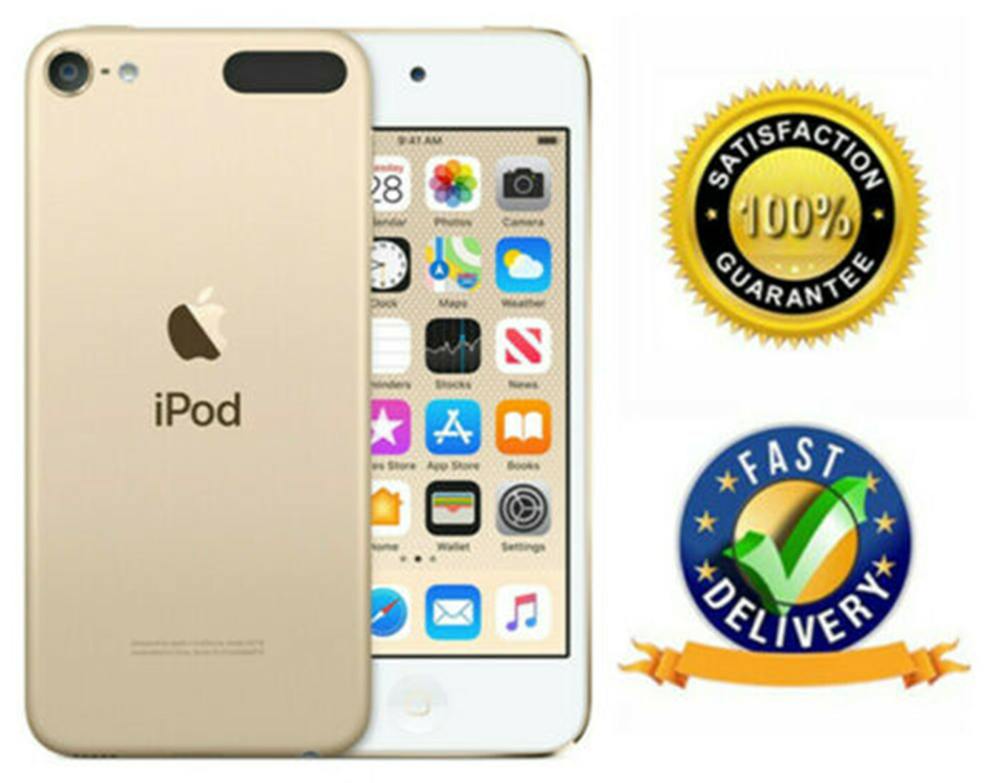Latest Apple iPod touch 6th Generation Gold 128GB MP3 MP4 Sealed & Warranty