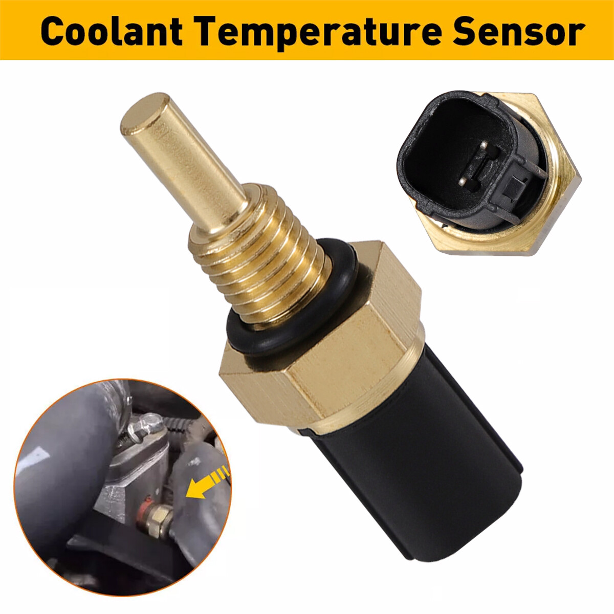 37870-PNA-003 Engine Coolant Temperature Sensor Temp Sender For Honda Acura