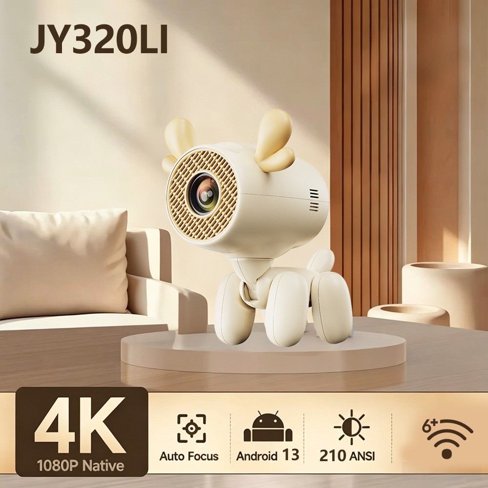 4K Mini Projector 20000 Lumen LED 5G WiFi Bluetooth UHD Portable Home Theater