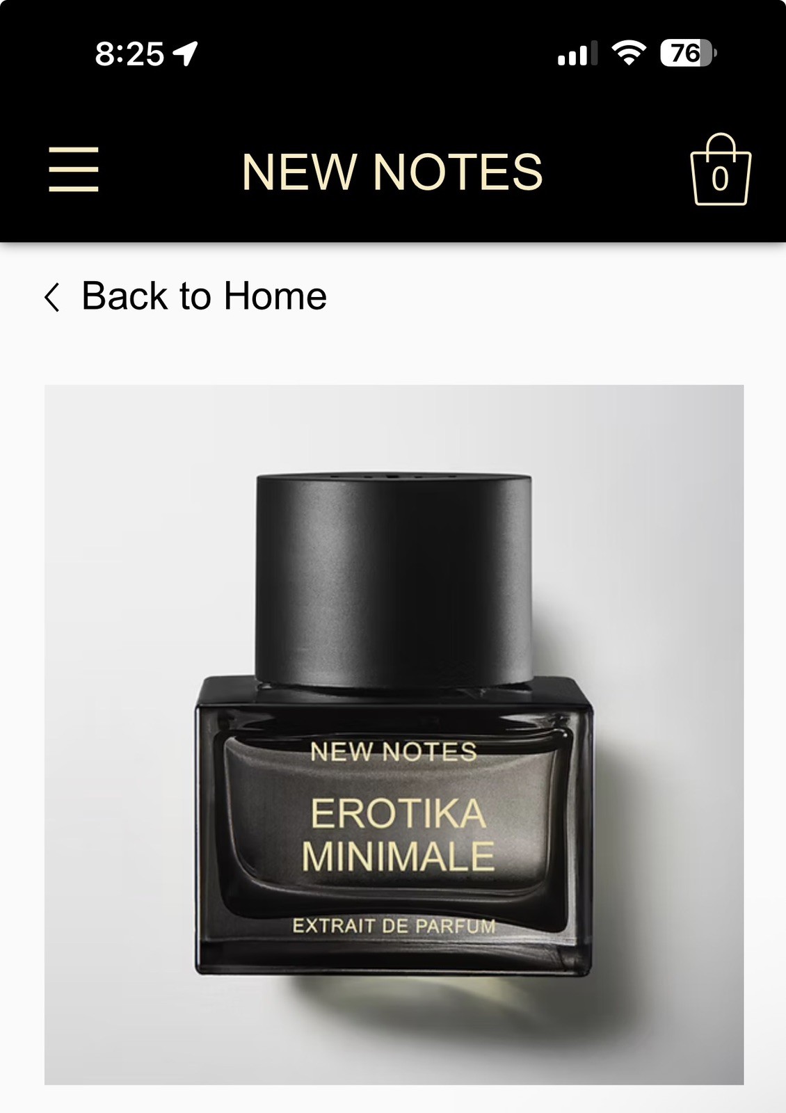 AUTHENTIC New Notes Erotika Minimale Extrait De Parfum Spray (Unisex) 1.7 oz