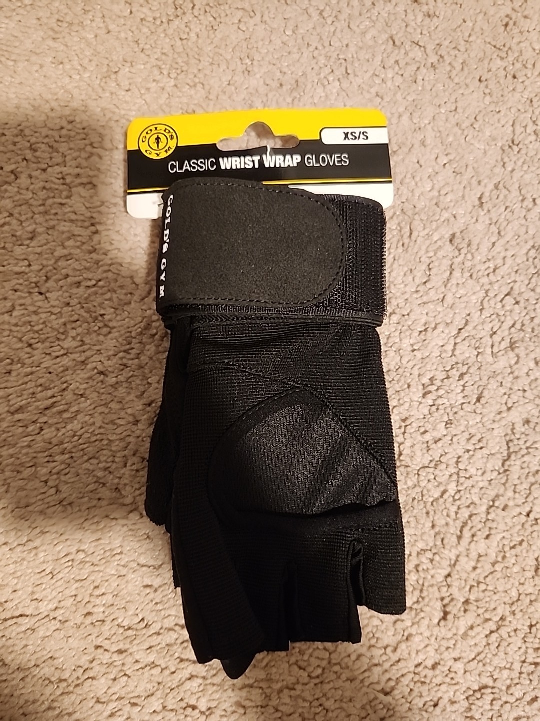 golds gym Classic WRIST WRAP Gloves XS/S