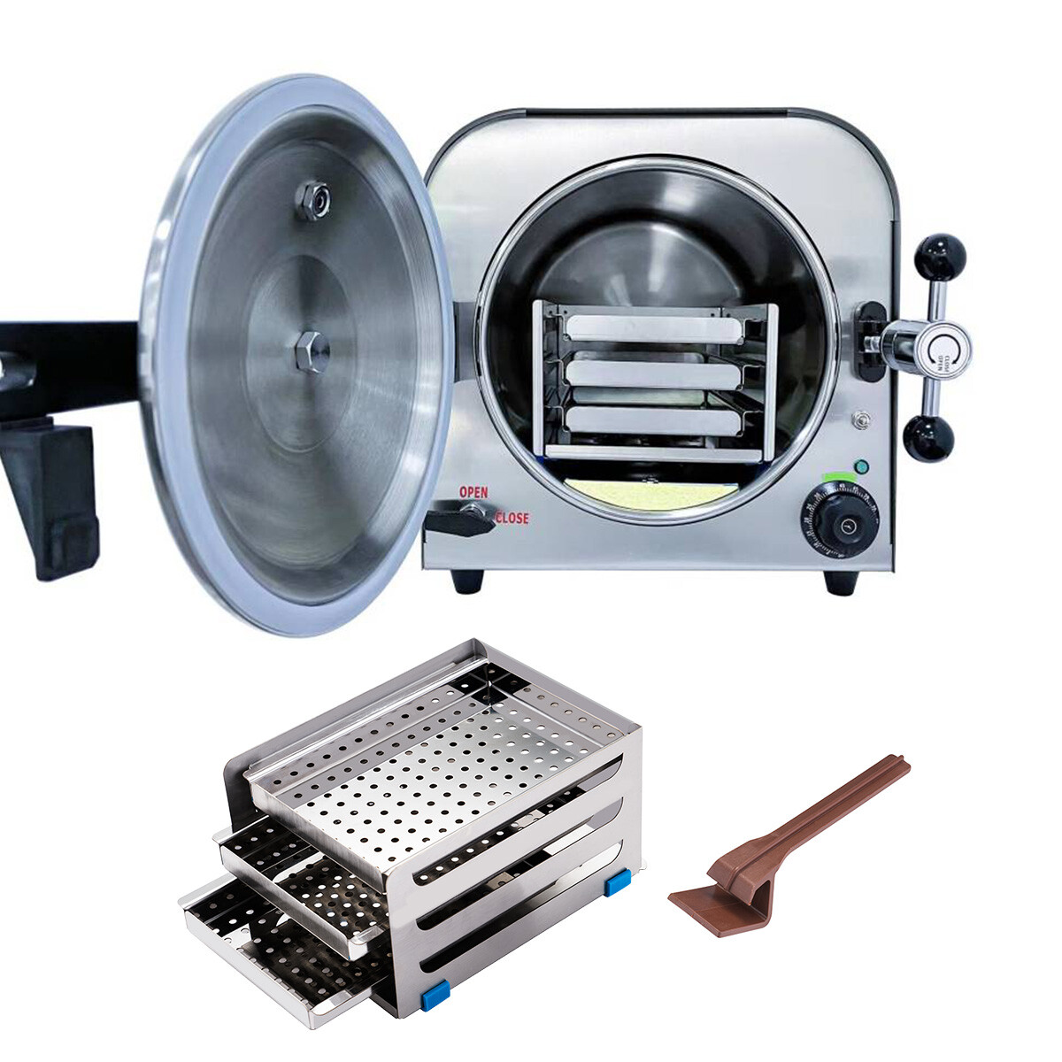 Dental Implant Motor Surgical System LED Touch Screen/Autoclave Steam Sterilizer