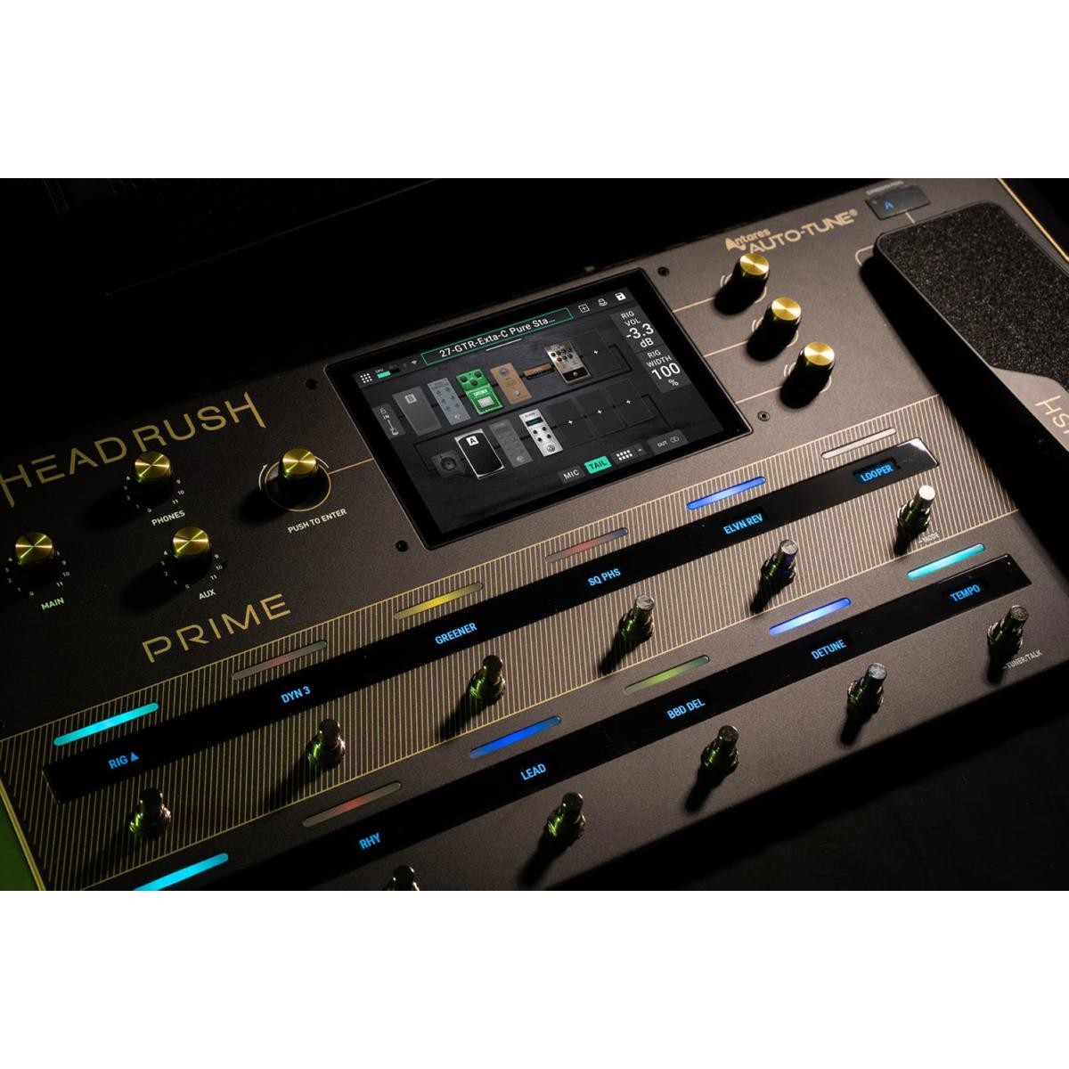 Headrush Prime Multi-FX Guitar Pedal with Amp Modeler and Vocal Processor