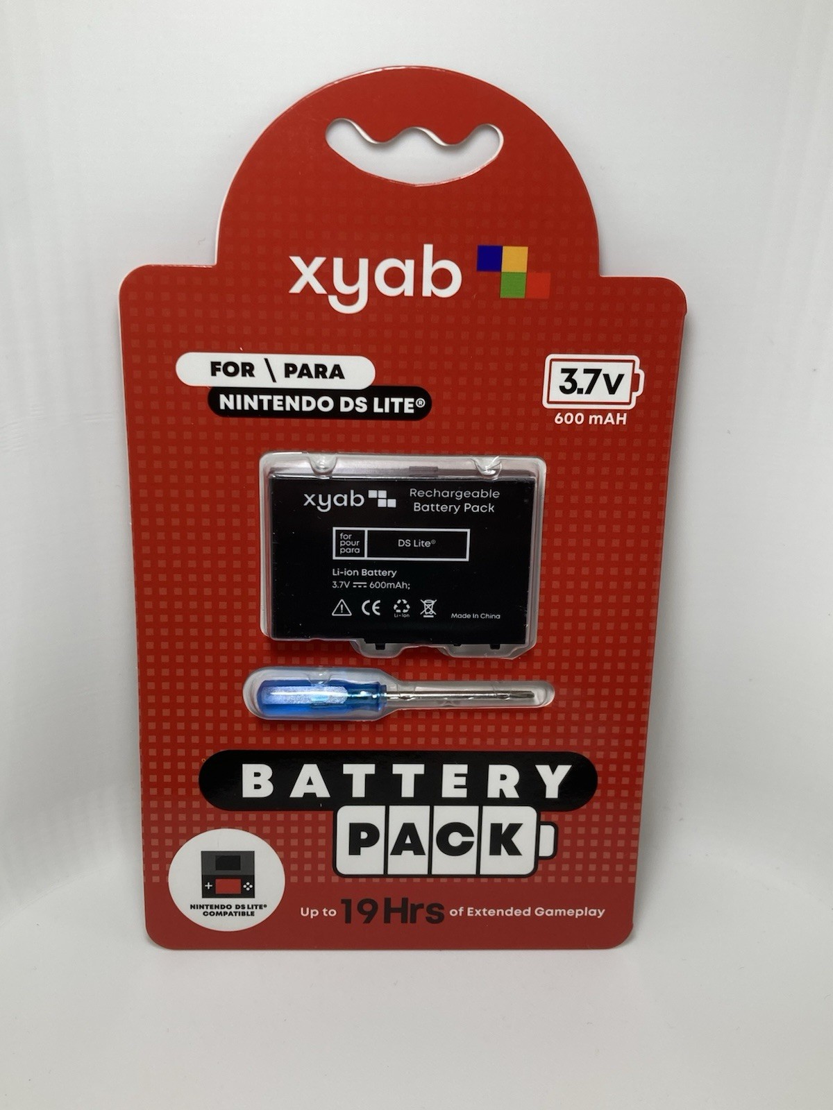 XYAB Rechargeable Replacement Battery Pack Compatible With Nintendo DS Lite 3.7v