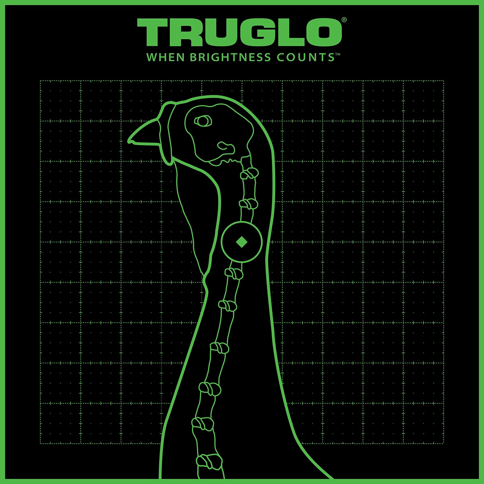 Truglo 12X12 Turkey Targets High Visibility Peel And Stick Shooting Pack