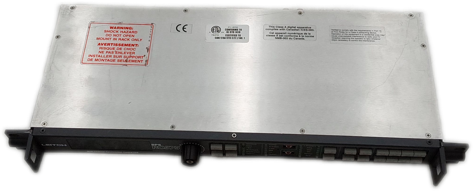 Leitch RC575 Multi-Channel Synchronizer Control Unit