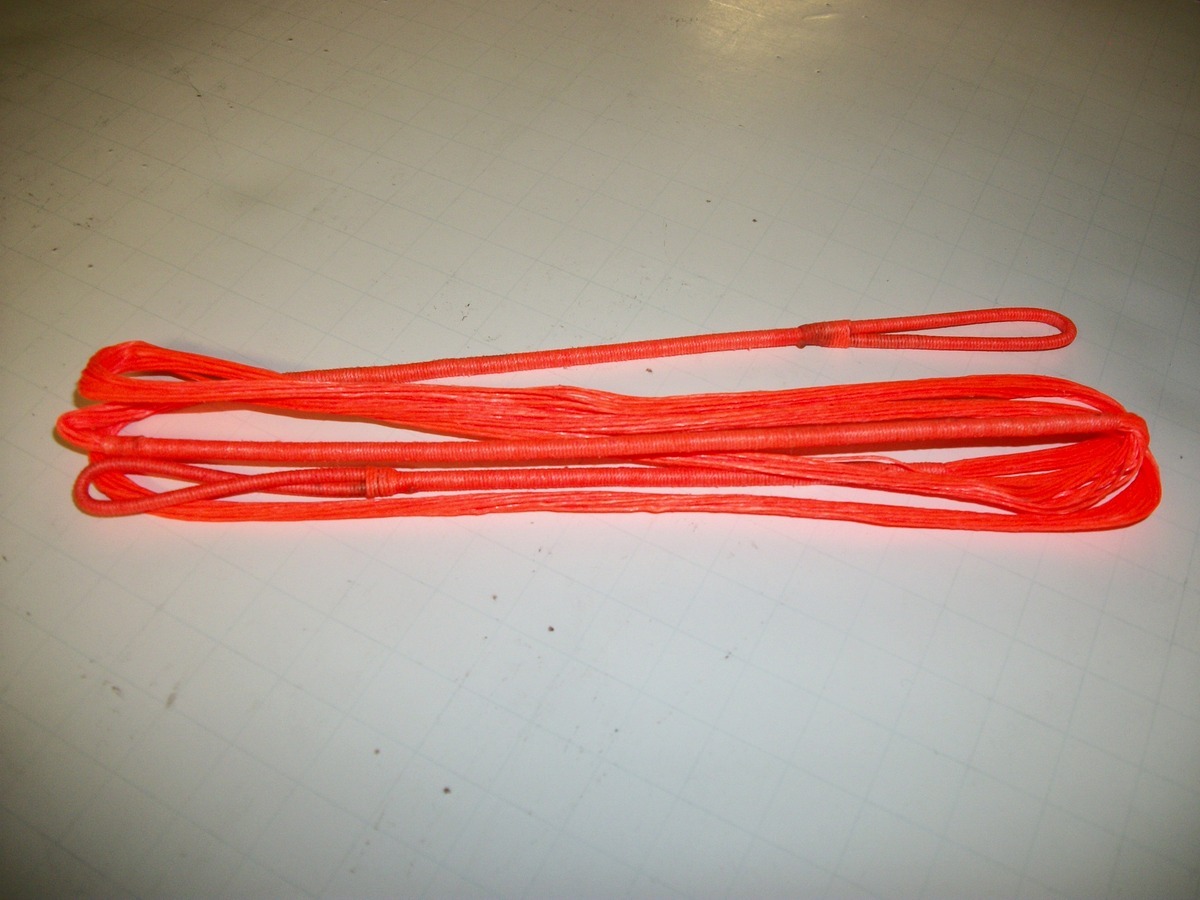 Flo Orange B55 Dacron 48" 52 AMO Recurve Bow String 18 Strands Bowstring