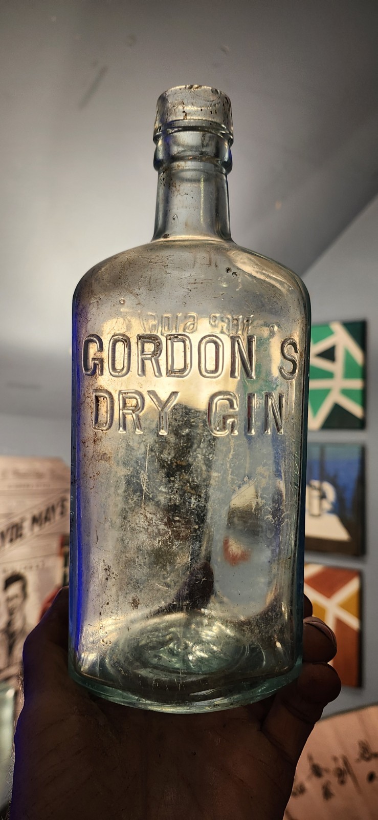 ⭐️Antique 1910-20s Gordon's Dry Gin London England⭐️