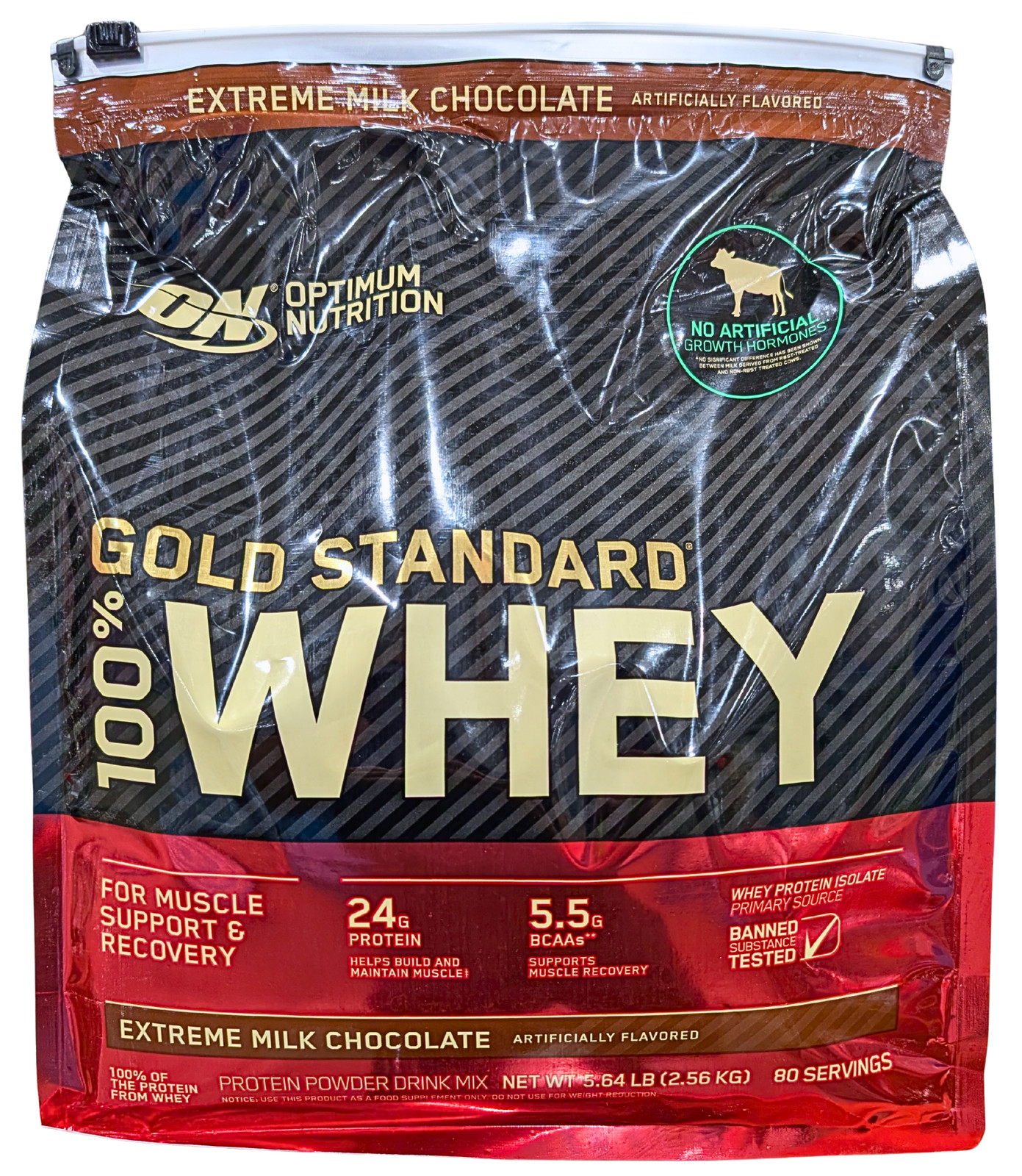 Optimum Nutrition Gold Standard 100% Whey Chocolate 5.64 Lbs EXP 10/2027