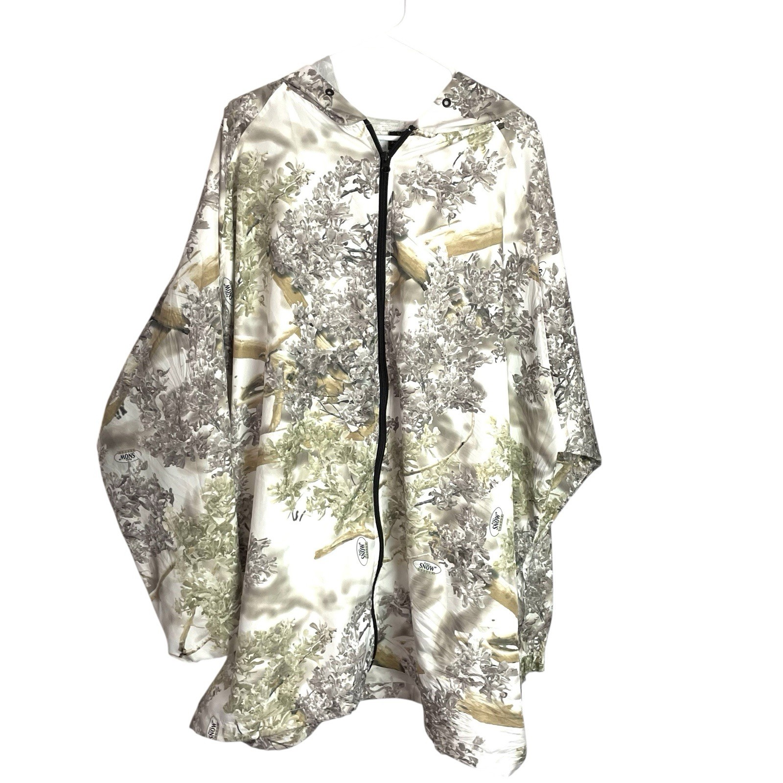Kings Camo KC Mens Ultra Snow Cover Up Poncho Jacket XL/2XL Hunting Windbreaker