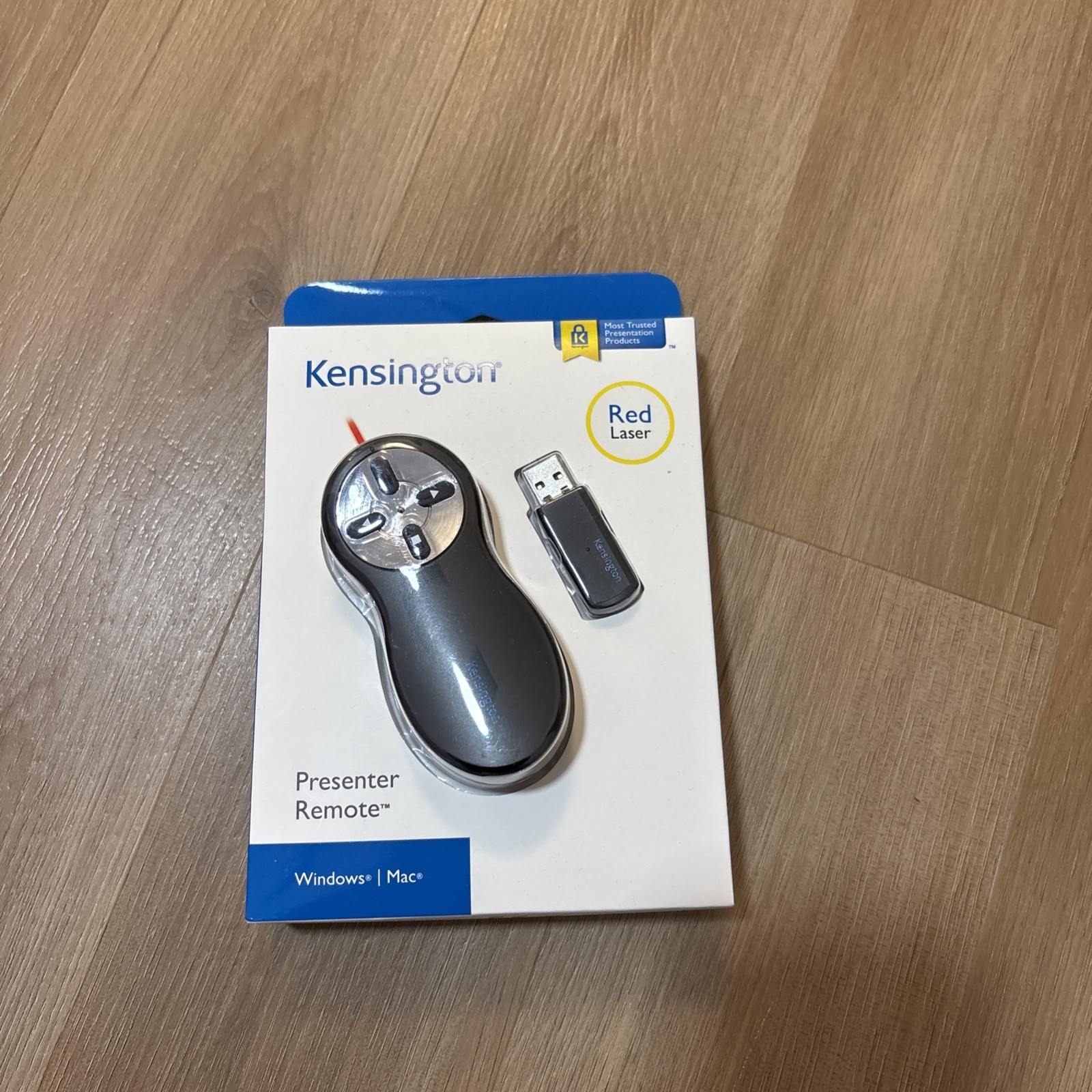 New Kensington Wireless Presenter With Red Laser