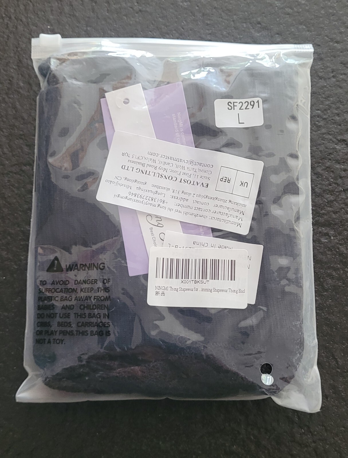 shapewear thong - large