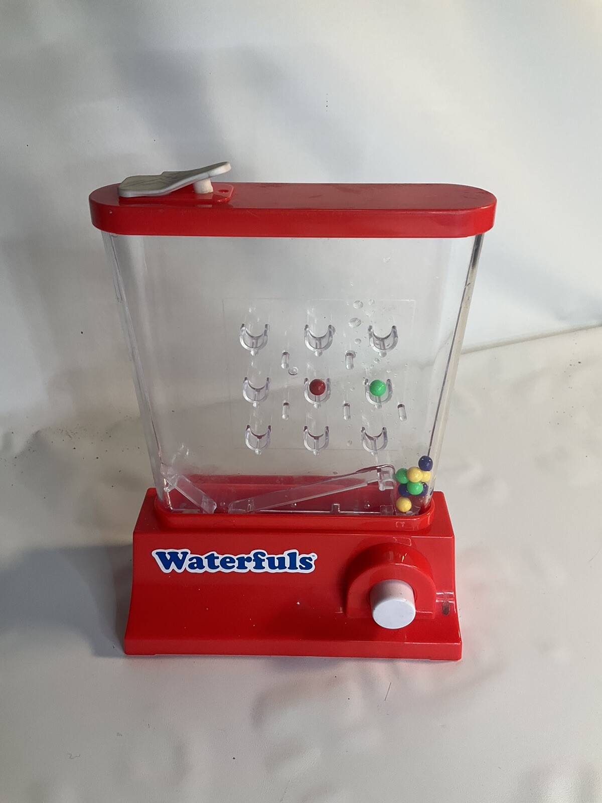 Vtg Full Size Waterfuls Tic Tac Toe Water Pressure Game 8" tall by Playmonster