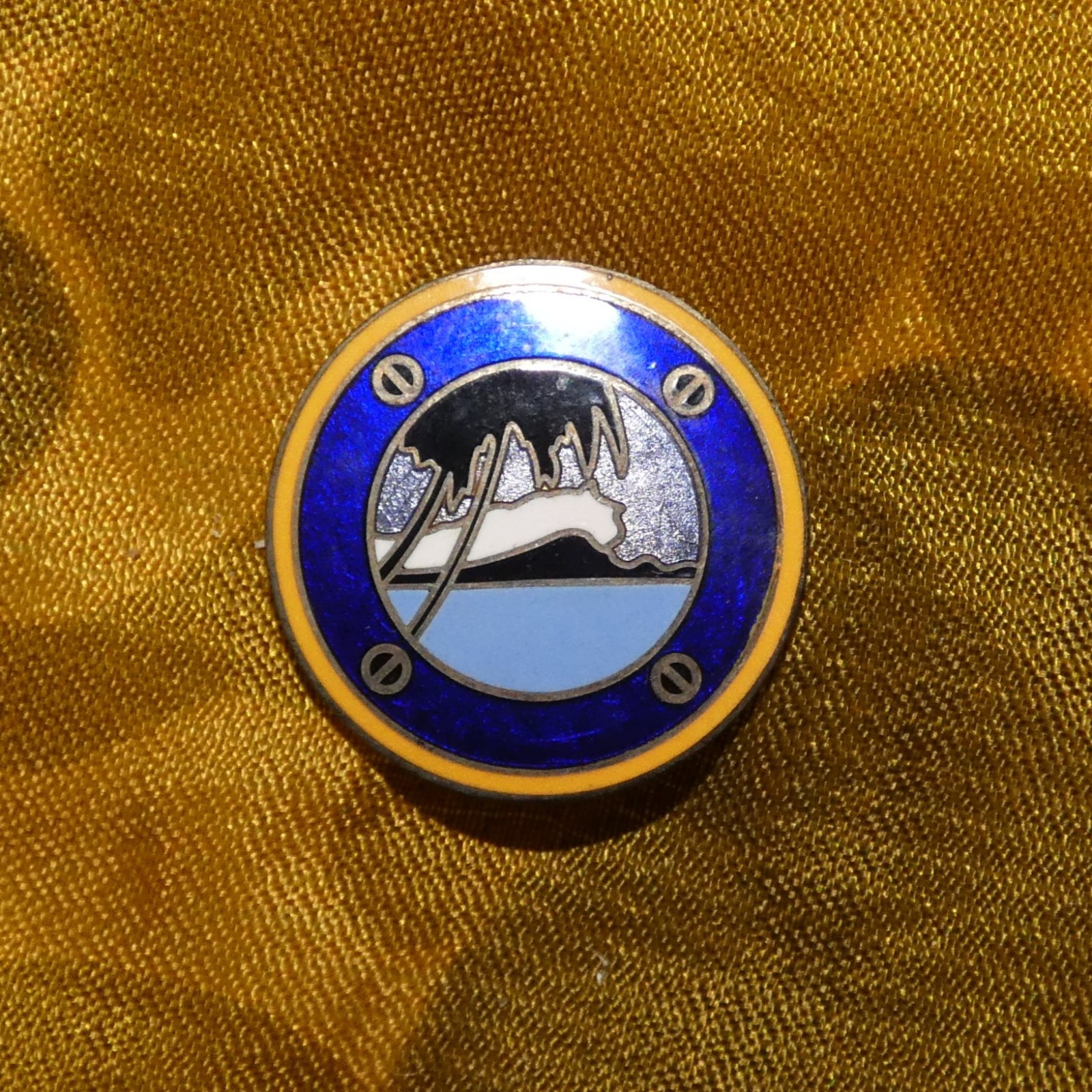 Vintage USAAF 11th Photographic Group Cloisonne DUI-style Unit Crest