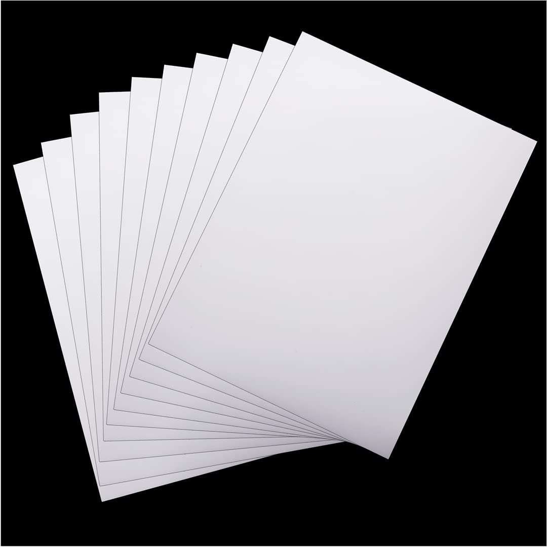 LitKiwi 10PCS Vinyl Siding Repair Tapes-6"x8"(15cm x 20cm), 6"x8", White