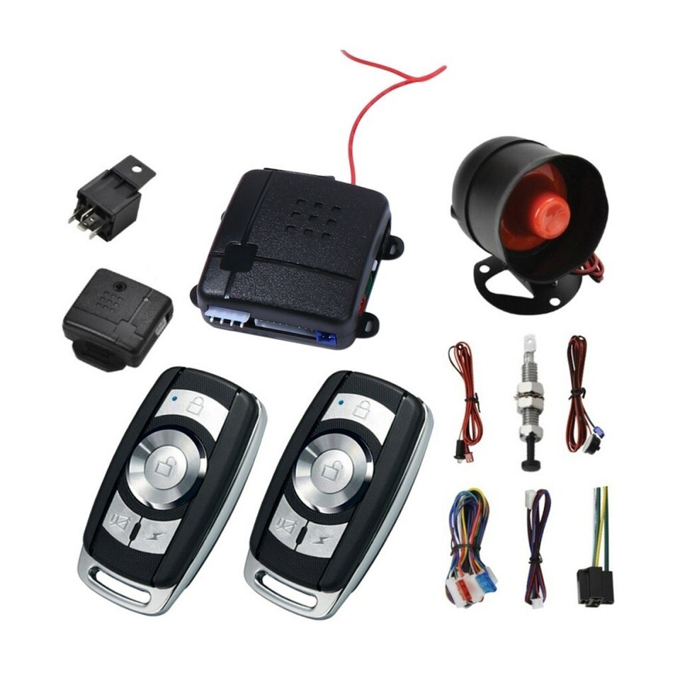 New Start Push Button Remote Car Alarm System Keyless Entry Engine Kits
